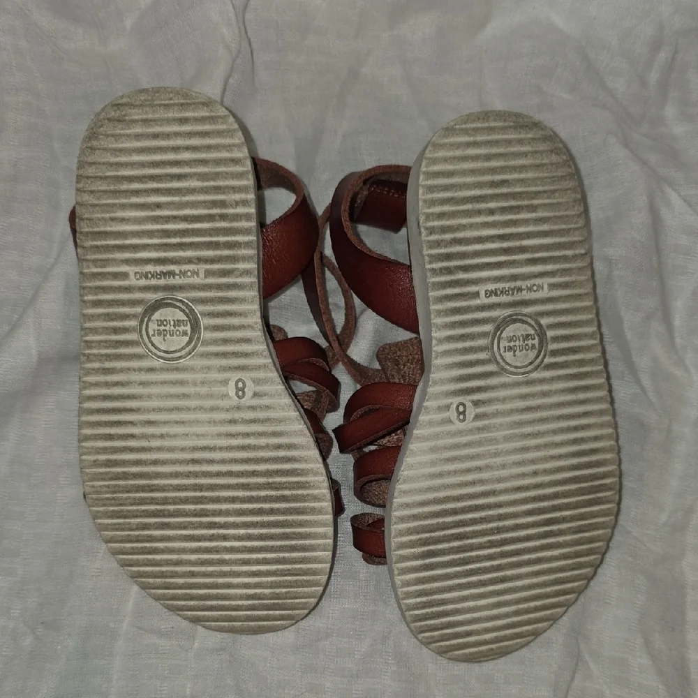 (J36) Wonder Nation Brown Sandals